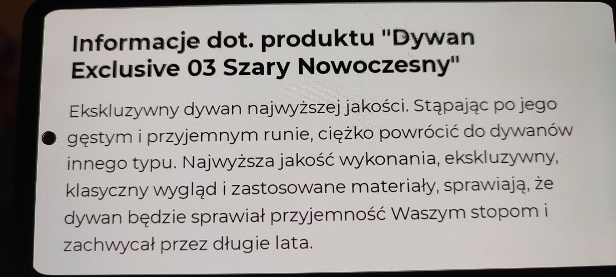 Nowy dywan Exclusive 03 szary 240x330