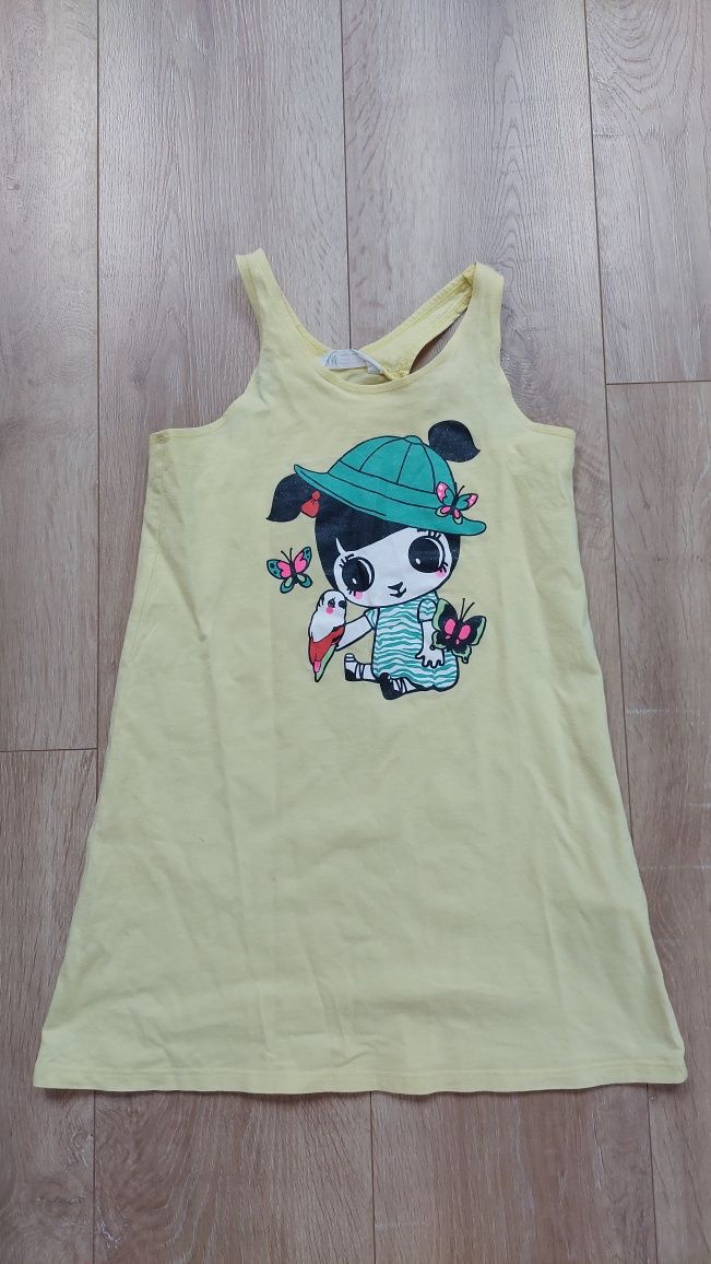 sukienka dziewczęca letnia H&M r. 128