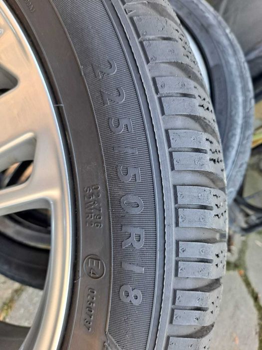 Koła  18cali 5x112 do AUDI A4 B9,AUDI A6 B7 opony DUNLOP