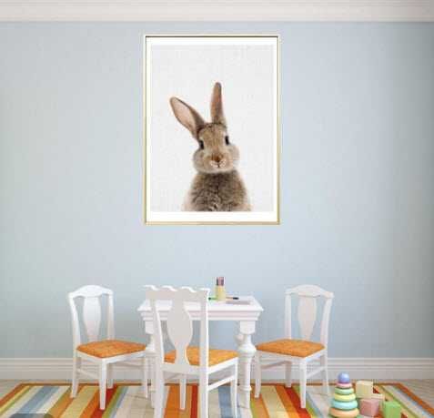 Картина Кролики Зайки Зайцы Дуплет