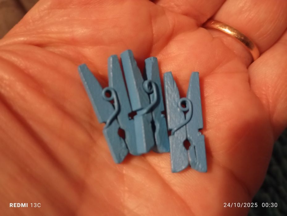 Mini molinhas em madeira