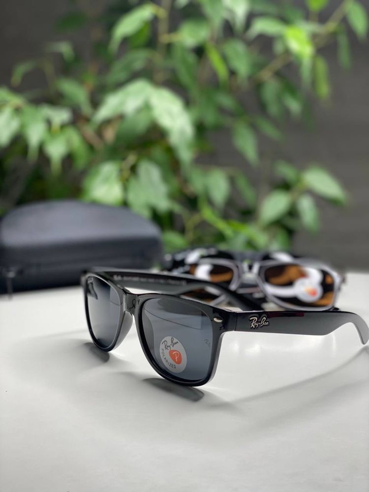 ХІТ Сонцезахисні окуляри Ray Ban 2140 POLARIZED Wayfarer очки Антиблик
