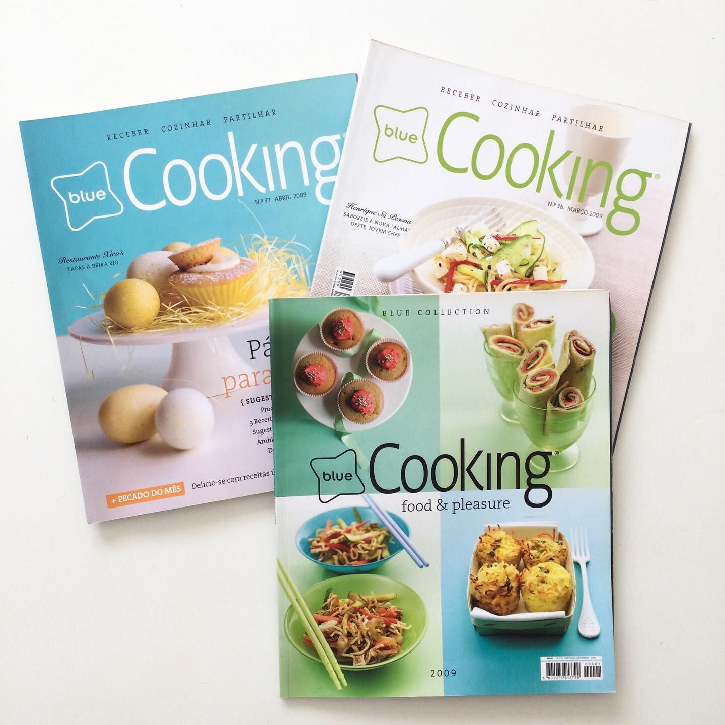 Colecção numerada das revistas de culinária COOKING.