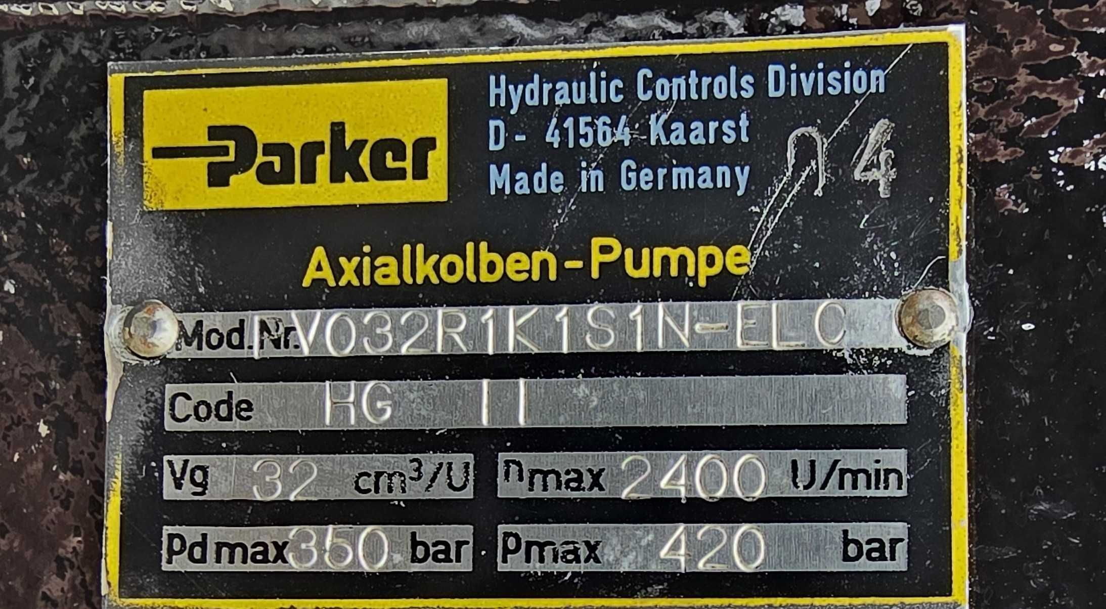 Pompa Hydrauliczna Olejowa Parker PV032 Zasilacz Hydrauliczny Prasa