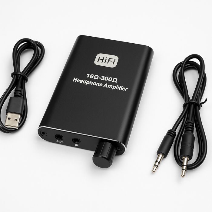 підсилювач портативний Hi Fi навушників 16Ω–300Ω на акумуляторі