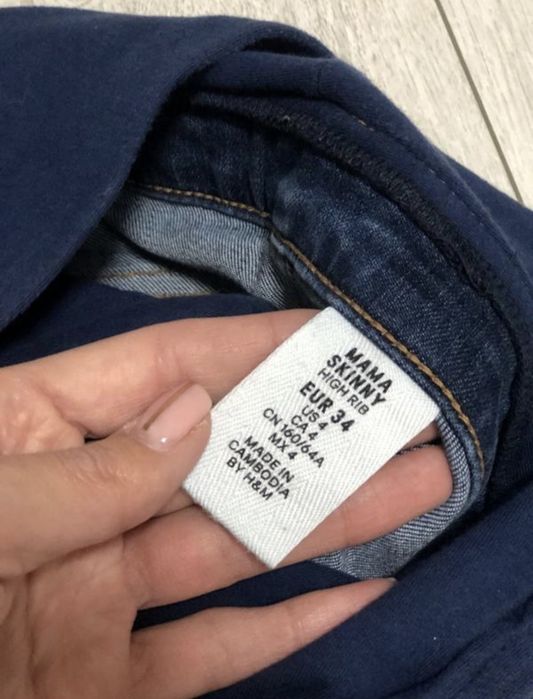 Джинси для вагітних h&m розмір s