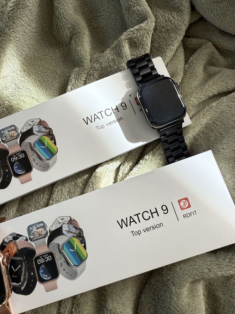 ZESTAW - Watch 9 smartwach amoled top version