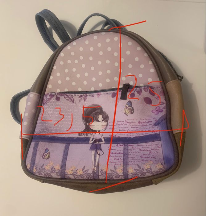 Mochila infantil menina NOVA
