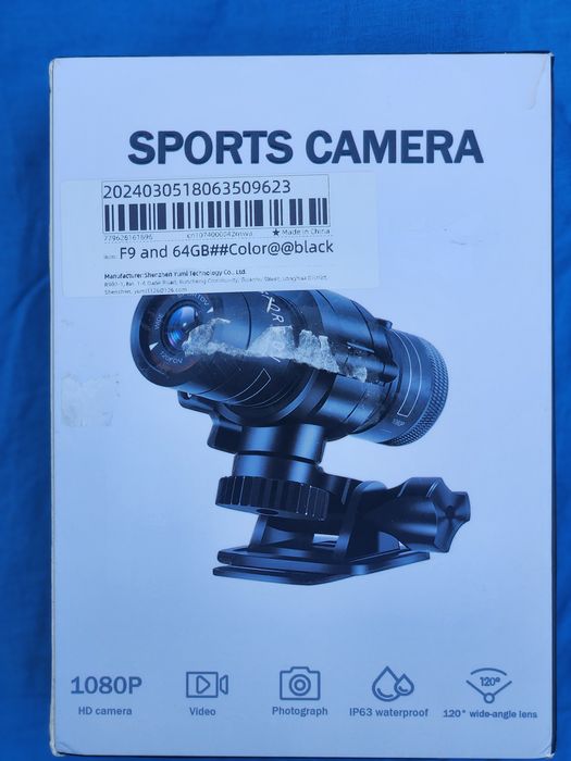 Câmaras desportivas para bicicletas pesca etc.