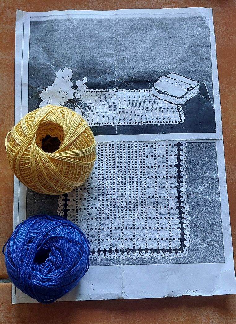 Conjunto Naprons em Ponto Crochet (NOVOS)