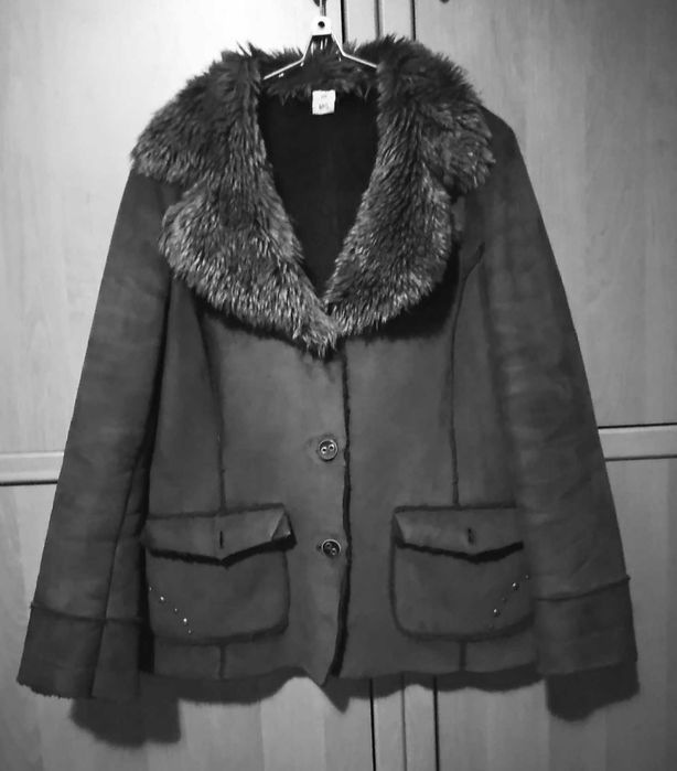 Дублёнка весна-очень, искусственная. OLX доставка плюс 30 грн