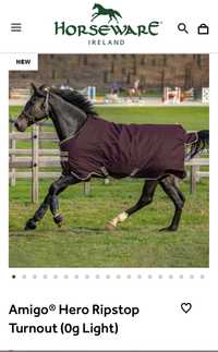 Derka Horseware amigo hero ripstop turnout 0g light rozmiar 145