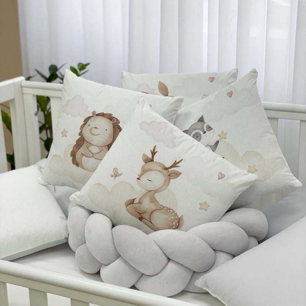 Комплект Декоративних подушок та коси з постільного комплекту - НОВІ
