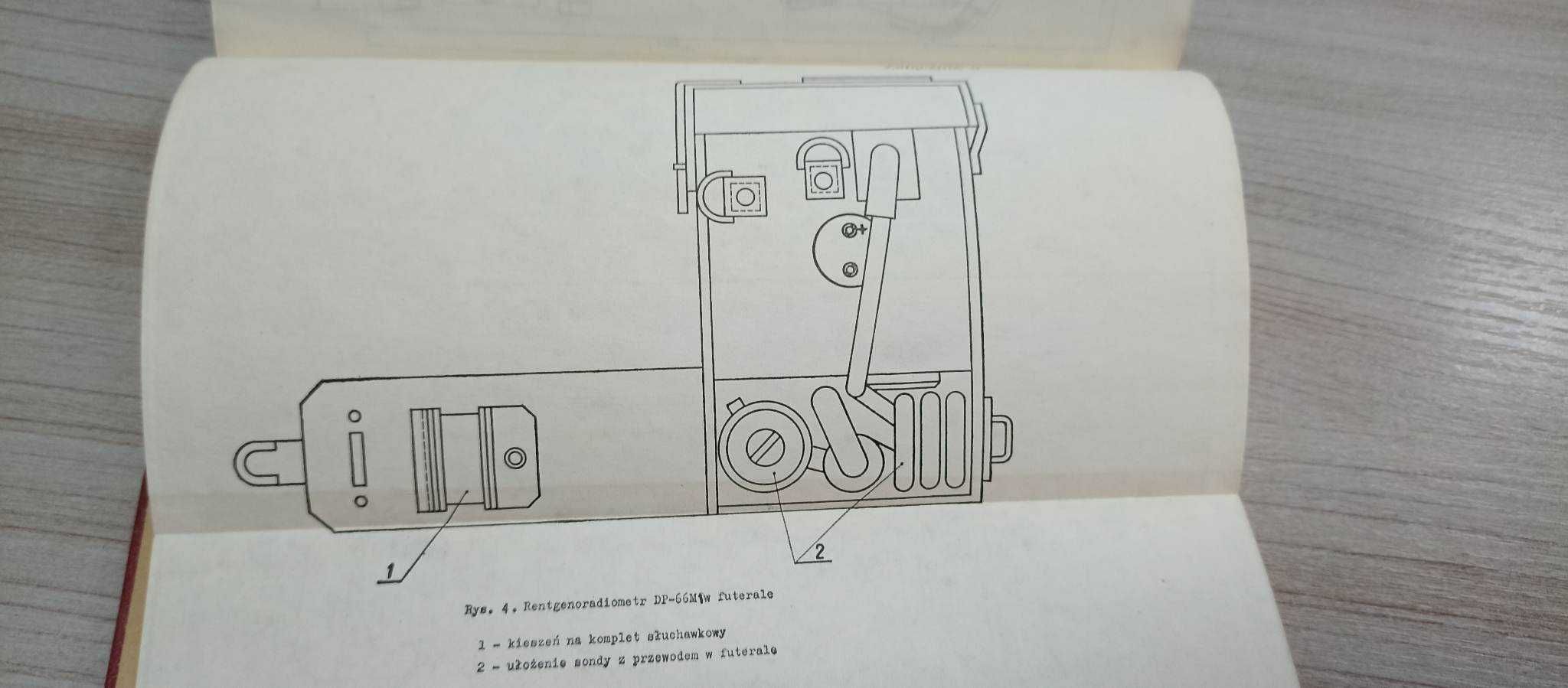 Instrukcja rendgenoradiometr DP 66 M skażenia, obrona cywilna, PRL