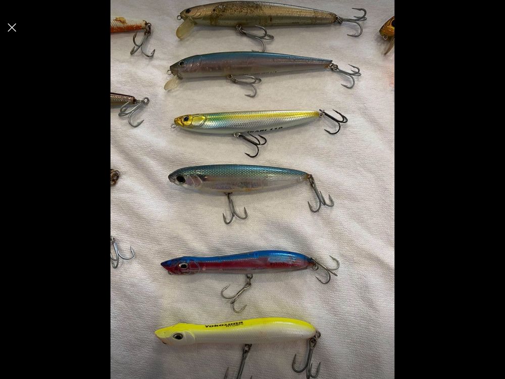 16 Amostras - Jerkbaits e Flutuantes