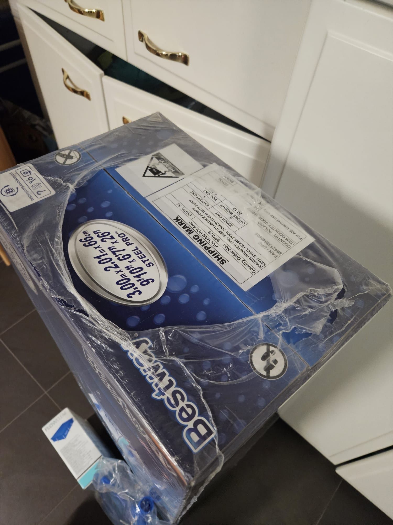 Basen stelażowy Bestway 300x201x66 + pompa