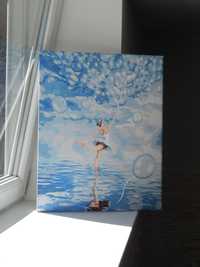 Картина «Балерина з кульками»