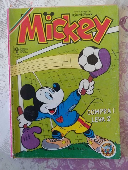 Revistas Walt Disney Mickey Pateta Disneylândia e Margarida
