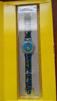 relogio swatch escola embalado