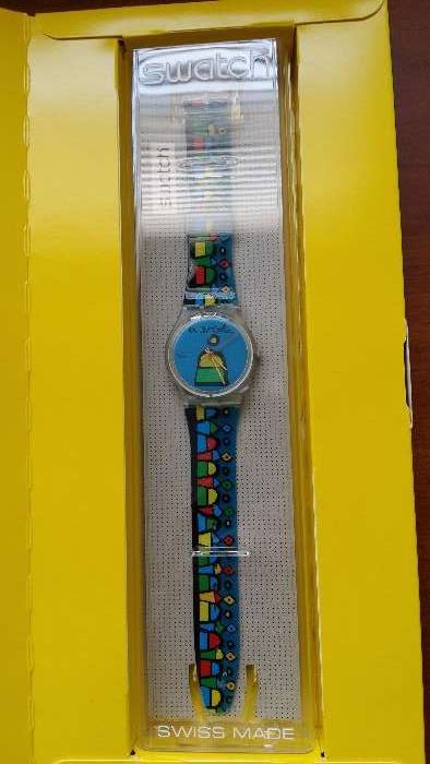 relogio swatch escola embalado