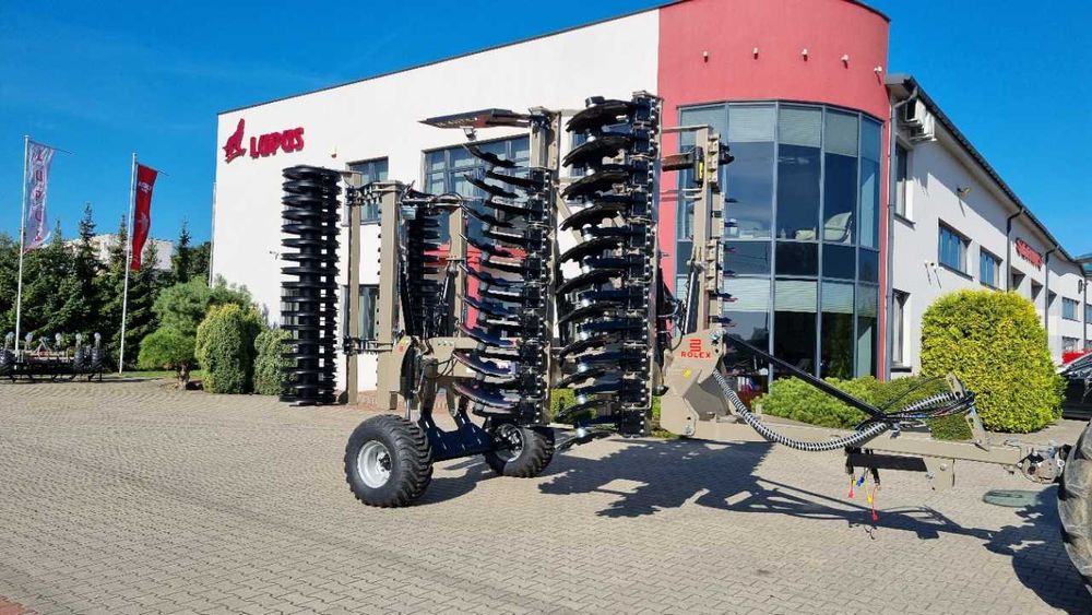 Brona talerzowa 5m ciągana talerzowa ROELX LUPUS AGROMASZ