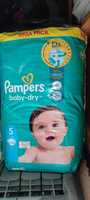 Памперси Pampers baby dry 5