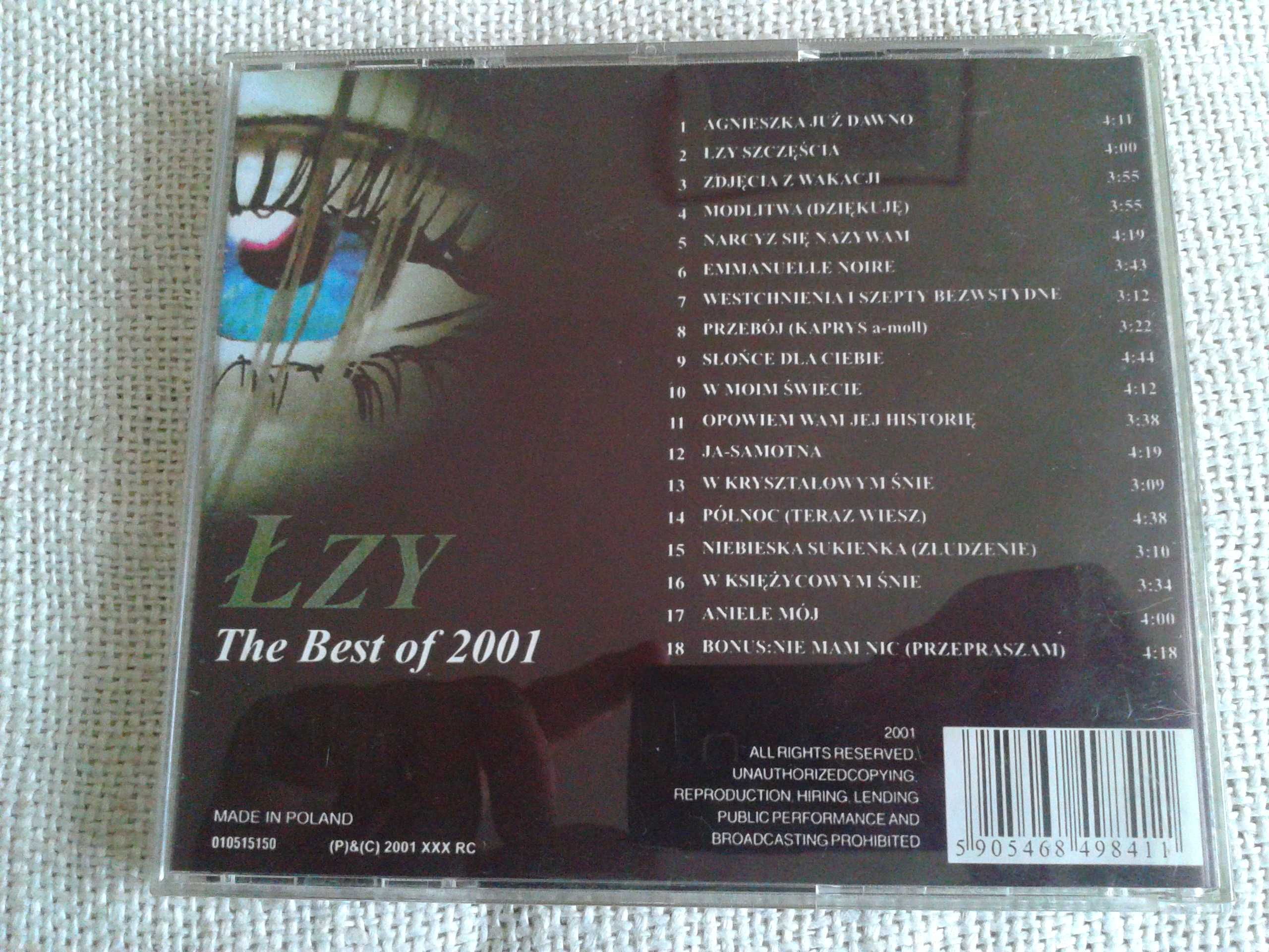Łzy - The Best Of 2001  CD