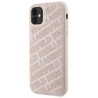 Etui Karl Lagerfeld Quilted K Pattern Na Iphone 11 / Xr - Różowe