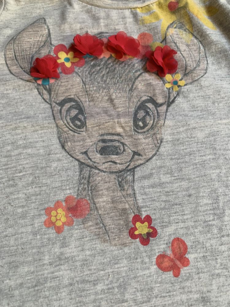 Koszulka bambi przepiekna oryginalna disney store 116