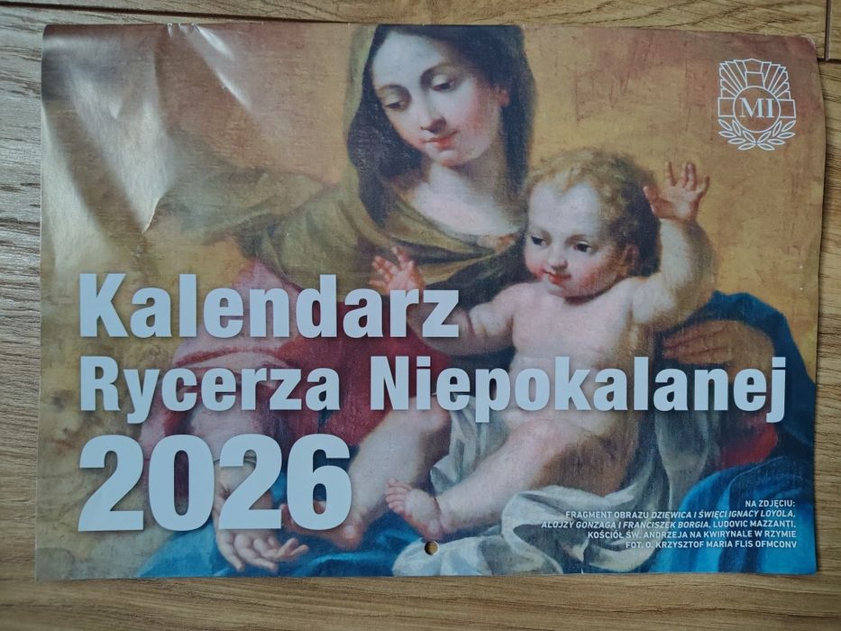 Kalendarz Rycerza Niepokalanej 2026r.