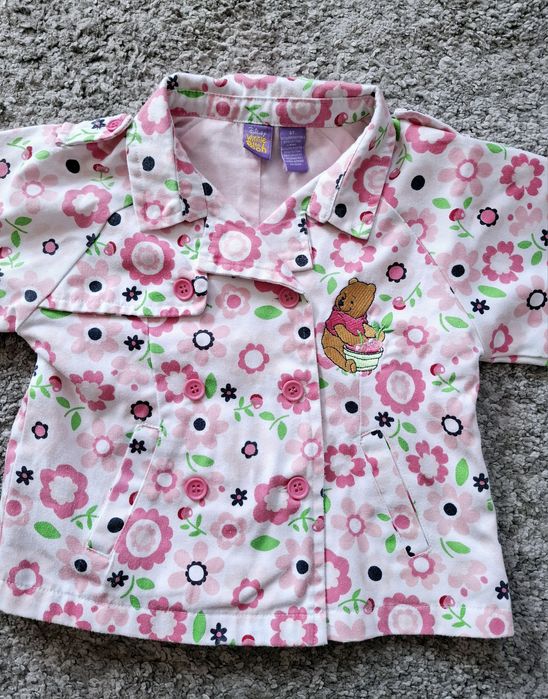 Kurtka marynarka w kwiatki r.98 Disney