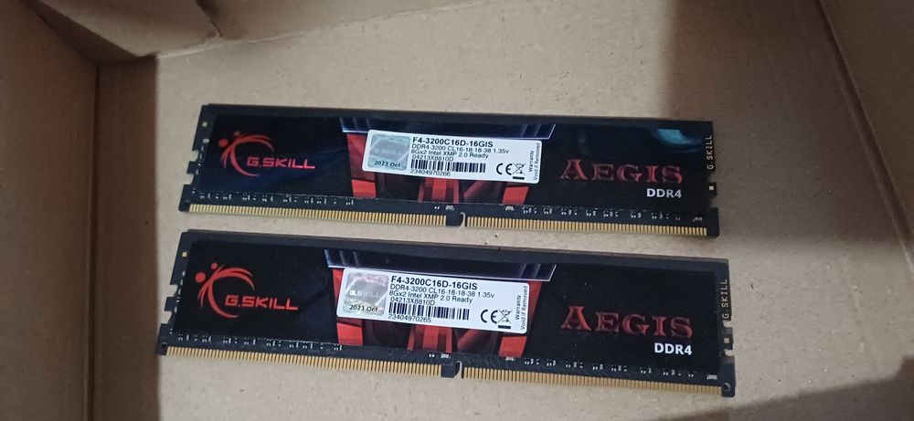 Ram 16gb (2x8) ddr4 3200mhz cl16