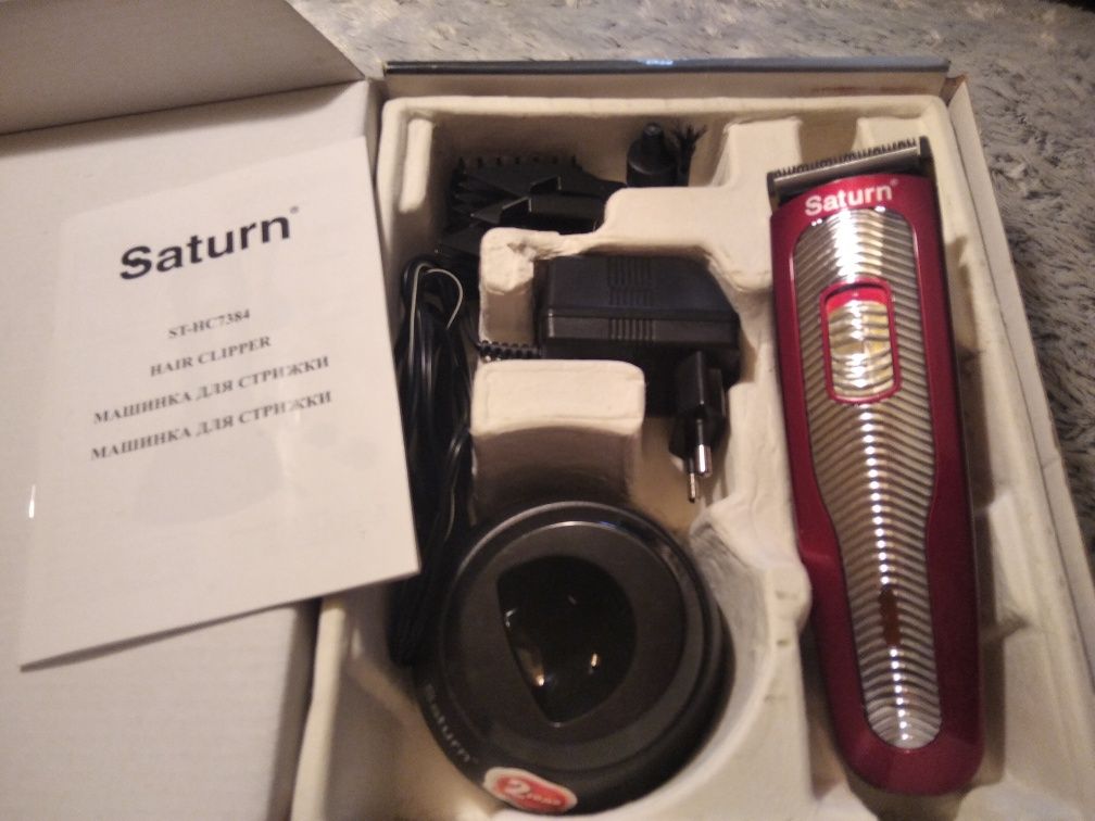Машинка для стрижки волос Saturn st-hc7384 нерабочая