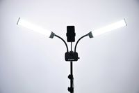 Лампа LUMERTY Double 45w зі штативом - для бьюті-індустрії, фото/відео
