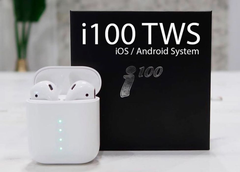 i100 TWS nowe słuchawki dotykowe bezprzewodowe bluetooth