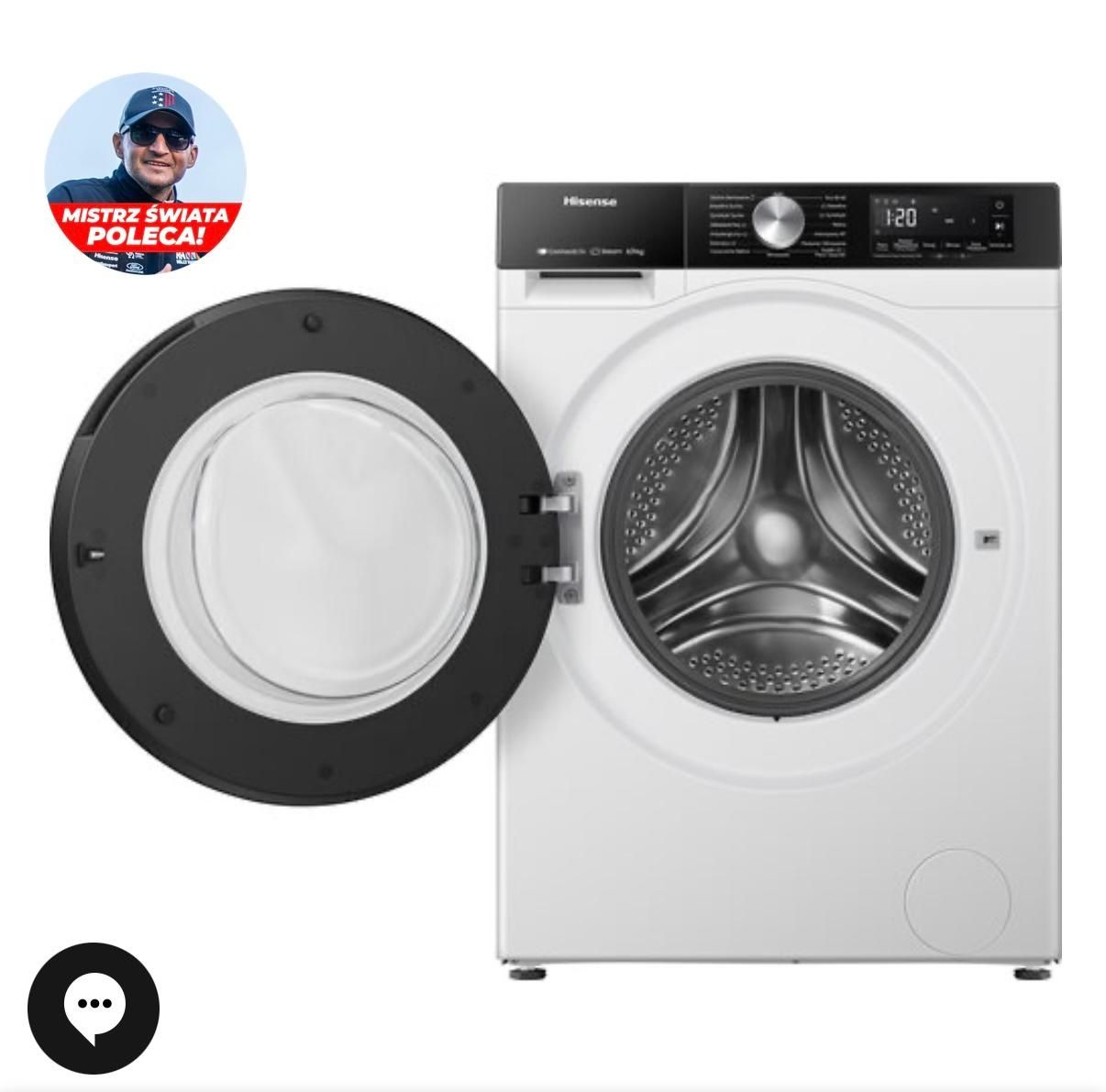 Pralko suszarka Hisense WD3S8043BW3 SERIA 3S