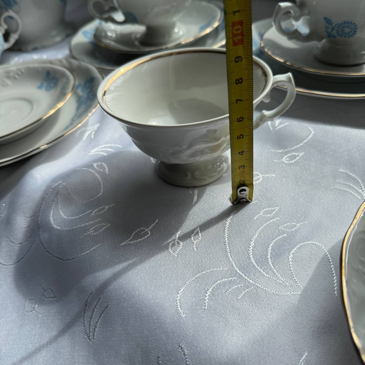 Serwis kawowo-śniadaniowy Wałbrzych Fryderyka Porcelana PRL