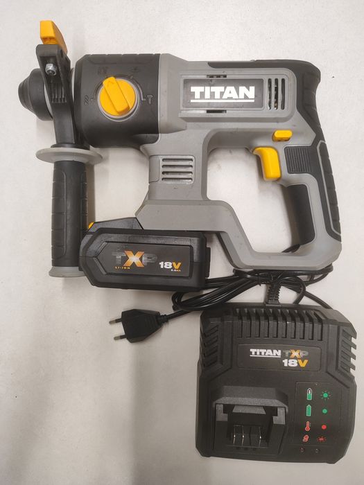 Młotowiertarka akumulatorowa Titan Macallister 5ah parkside erbauer