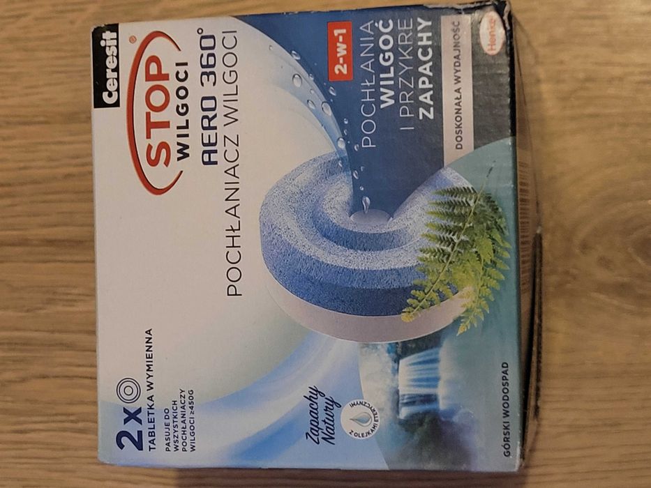 Ceresit STOP Wilgoci AERO 360 tabletki zapasowe 2 sztuki nowe
