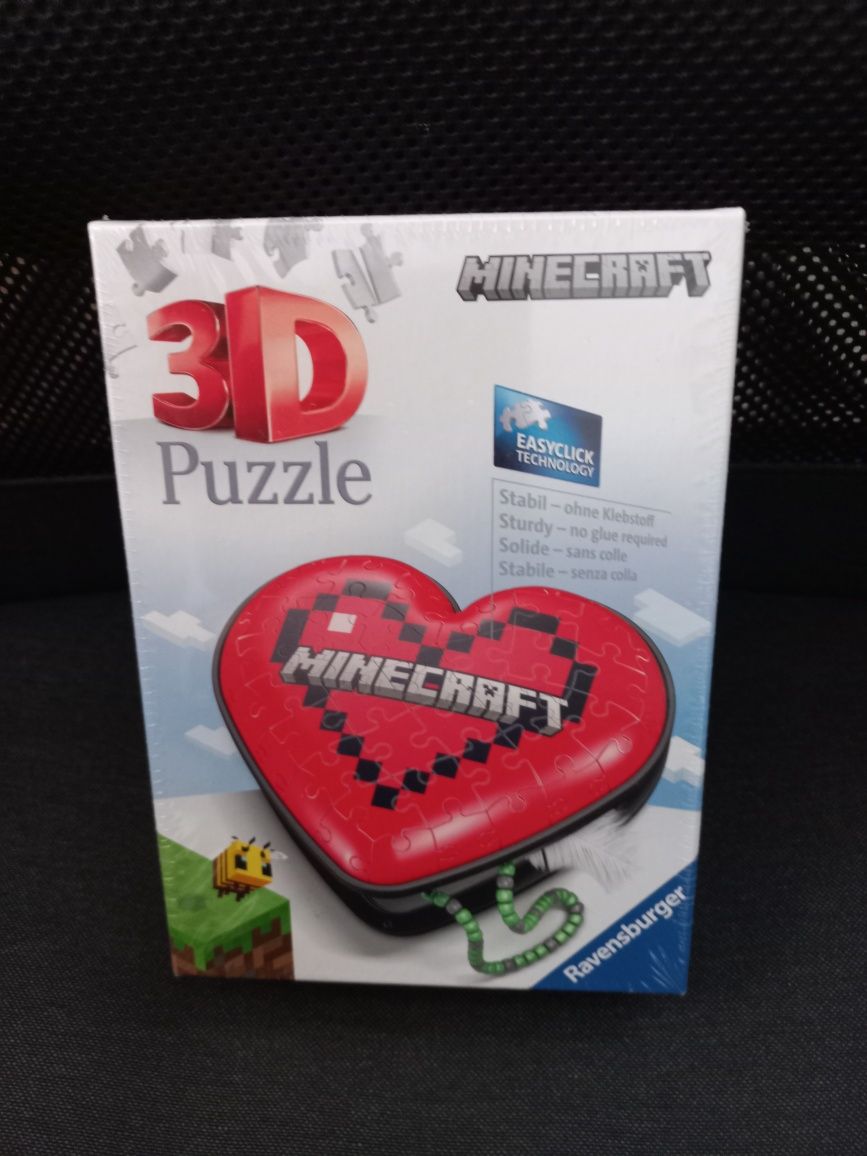 Puzzle 3D RAVENSBURGER Minecraft Serce