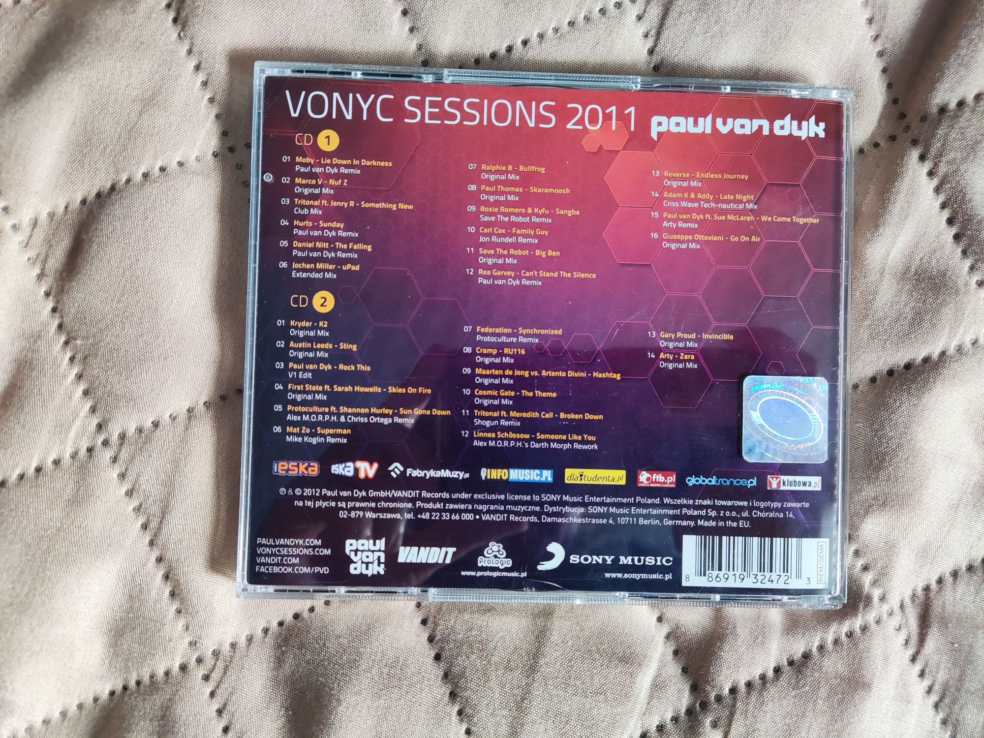 PAUL VAN DYK Vonyc Sessions 2011 NOWA