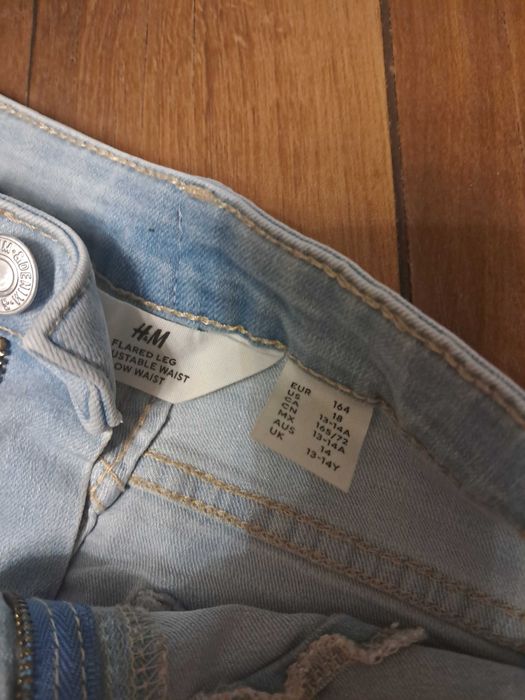 Spodnie jeansy dziewczęce H&M