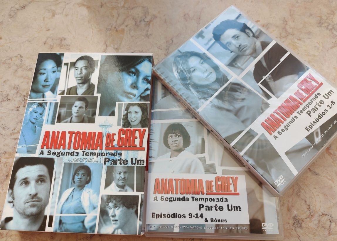 Anatomia de Grey DVD 1a e 2a temporada