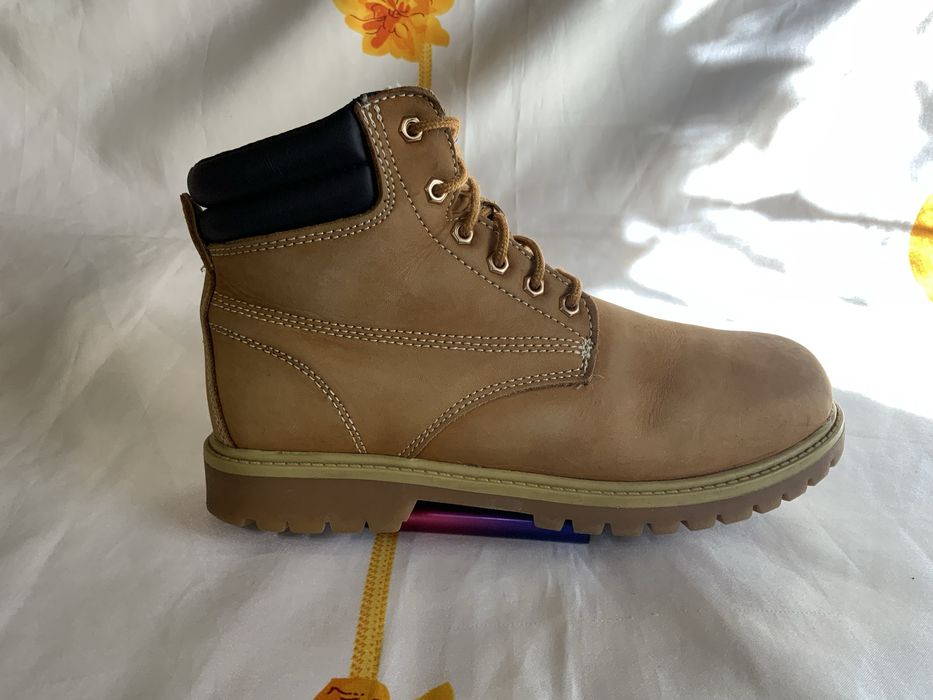 Кожаные зимние ботинки на меху M’Kinley. Размер 39, стелька 25.5 см