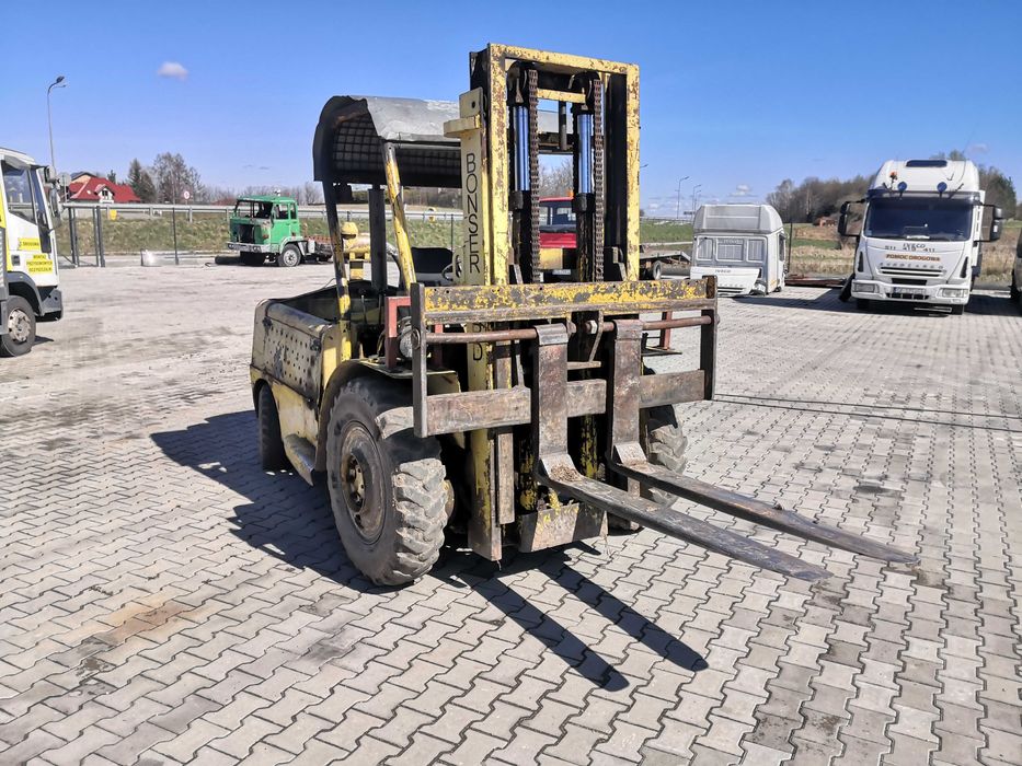 TERENOWY wózek widłowy BONSER FORD UDŹWIG 4,5 t mozliwy dowóz widlak