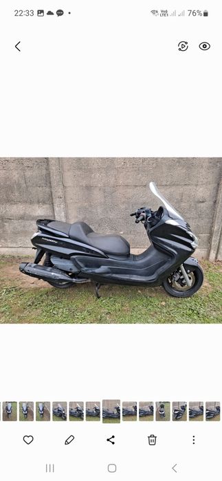 Yamaha Majesty 400 lift  czasza fotel koło lampa l