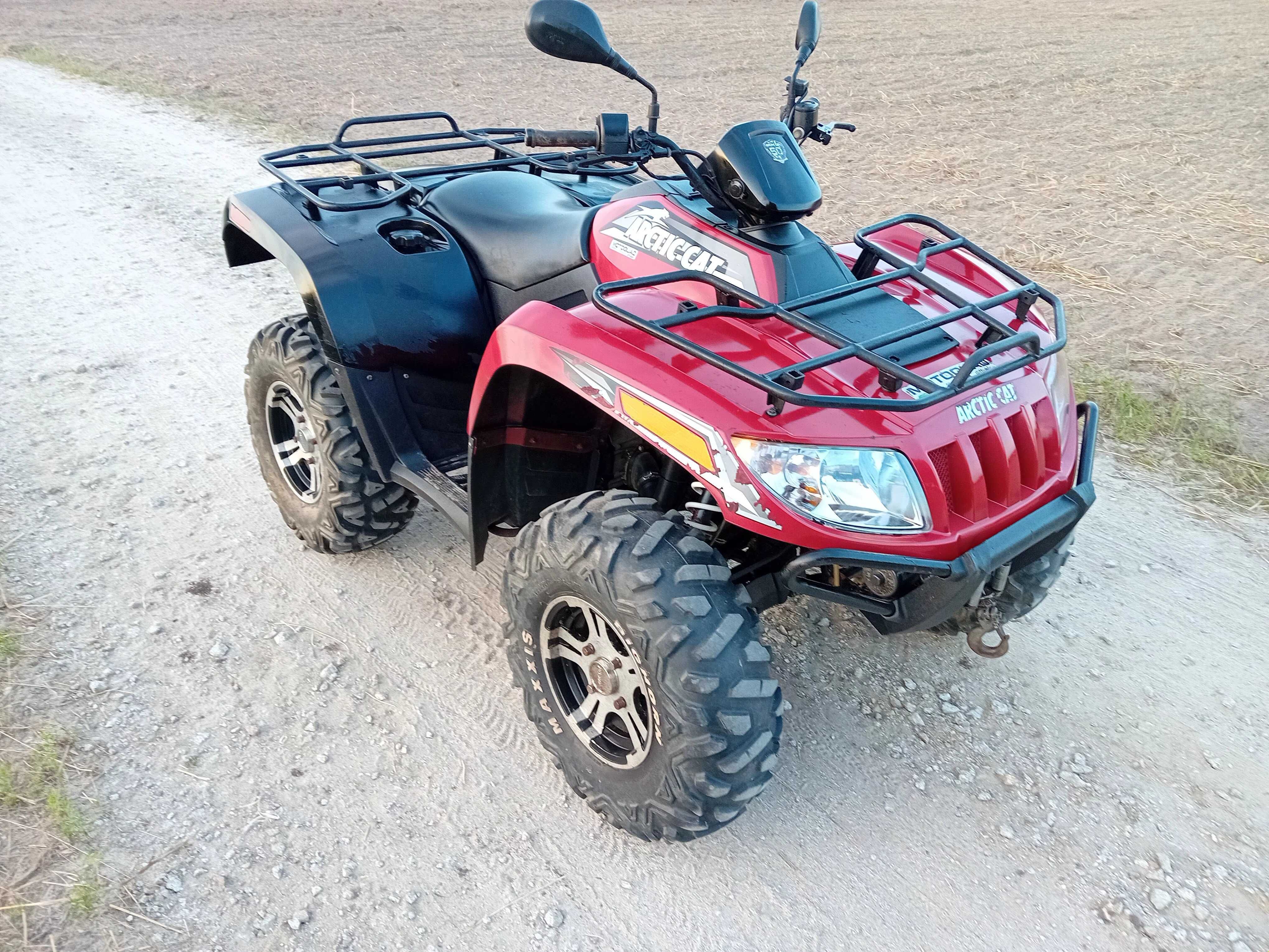 Quad arctic cat 550 homologacja wtrysk wspomaganie kierownicy