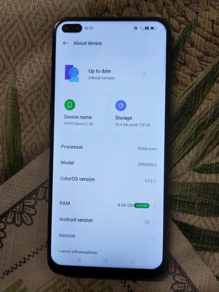 Oppo reno 4 - 5 G