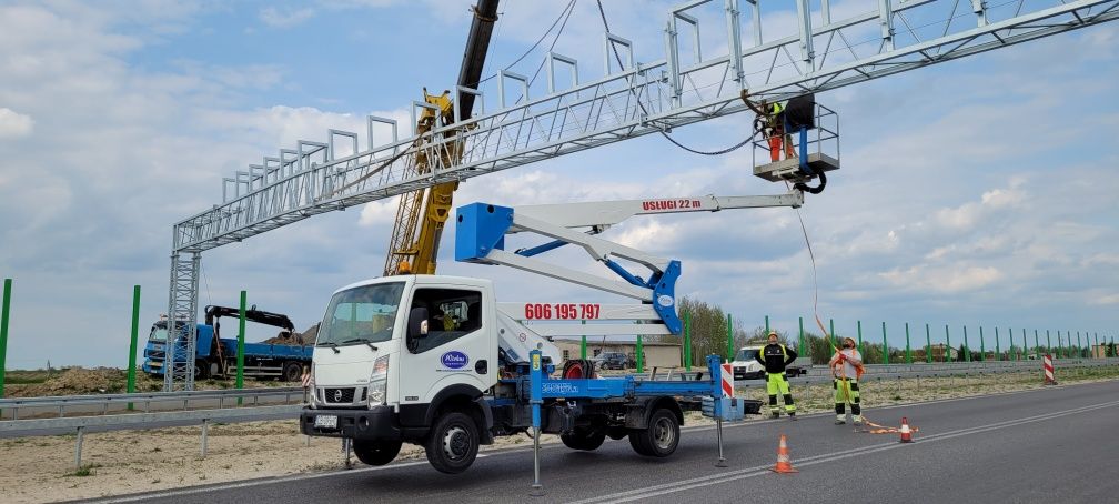 Podnosnik koszowy zwyżka pierwszy właściciel sterownie z pilota