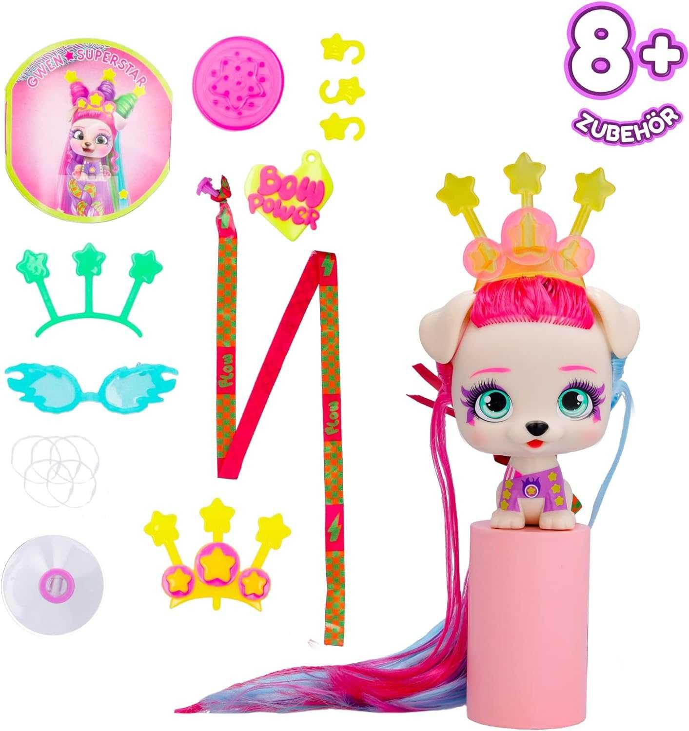 IMC Toys Модний улюбленець VIP Pets Gwen - Серія Bow Power